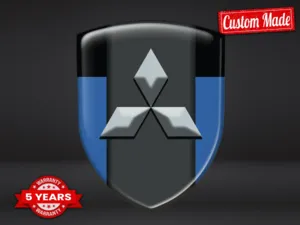 Mitsubishi Pegatina Banner Auto Máximo Estilo Moderno Pro Resistente